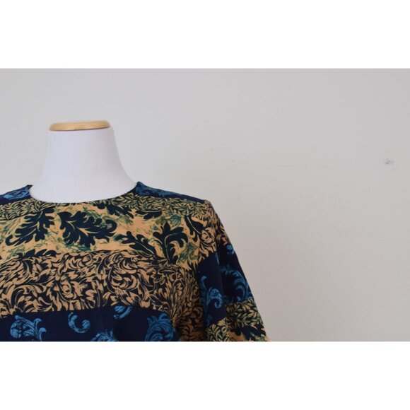 Vintage 80s Floral Polyester Wrap Dress By Prophecy By Sag Harbor | size 12 - Picture 9 of 10